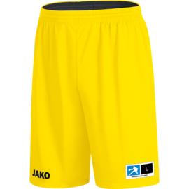 JAKO Reversible short Change noir-citron 4451/03