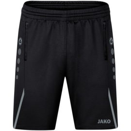 JAKO Short d'entraînement Challenge noir/gris pierre (8521/811)