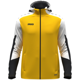 JAKO Jas met kap Dynamic geel/wit/zwart (6870/305) (NIEUW)