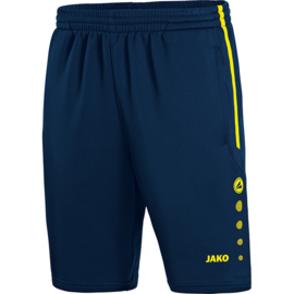 JAKO Short d'entraînement Active marine-jaune fluo 8595/89