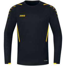 JAKO Sweater Challenge zwart/citroen  (8821/803)