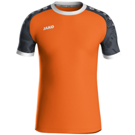 JAKO Shirt Iconic KM fluo oranje/zwart (4224/351)