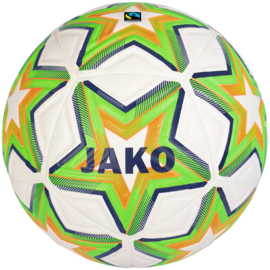 JAKO Trainingsbal World wit/fluogroen/fluo oranje (2335/649) - LEVERBAAR VANAF APRIL 