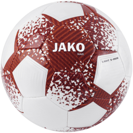 JAKO Lightbal Glaze wit/wijnrood/neon oranje-350g (2380/702)