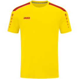 JAKO Shirt Power KM  citroen/rood (4223/302)
