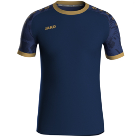 JAKO Shirt Iconic KM navy/marine/goud (4224/939)