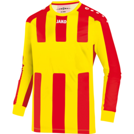 JAKO Shirt Milan LM citroen/sportrood (4343/17) (SALE)