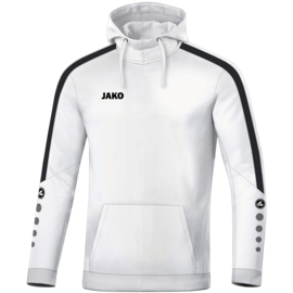 JAKO Sweater met kap Power wit (6723/000)