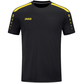 JAKO Shirt Power KM zwart/citroen (4223/803)