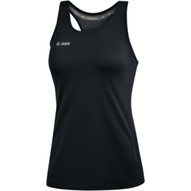 JAKO Tank top Run 2.0 zwart (6075/08) + logo voor en achteraan