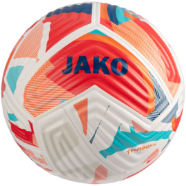 JAKO Trainingsbal Flow wit/fluo red/navy (2377/666) (NIEUW)