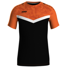 JAKO T-shirt Iconic marine zwart/fluo oranje (6124/807) - LEVERBAAR VANAF APRIL 