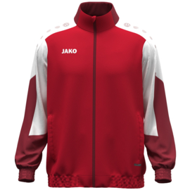 JAKO Geweven jas Dynamic rood/wit/donkerrood (9870/114) (NIEUW)