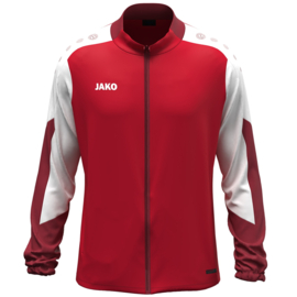 JAKO Polyestervest Dynamic rood/wit/donkerrood (9370/114) (NIEUW)