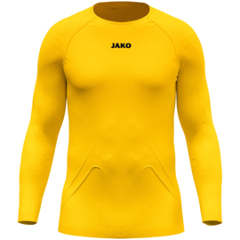 JAKO Longsleeve Lightweight geel (6459/623) (NIEUW)