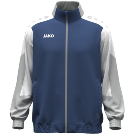 JAKO Geweven jas Dynamic nachtblauw/wit/lichtgrijs (9870/921) (NIEUW)