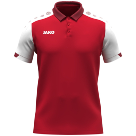 JAKO Polo Dynamic rood/wit/donkerrood (6370/114) (NIEUW)