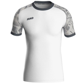 JAKO Shirt Iconic KM wit/zachtgrijs/antra light (4224/016)