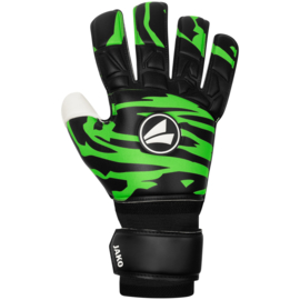 JAKO Keeperhandschoen Animal SuperSoft NC zwart/fluogroen (2594/806)