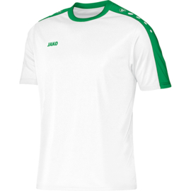 JAKO Shirt Striker wit/sportgroen  (4206/60) (SALE)