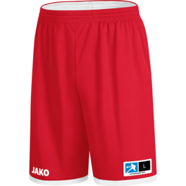 JAKO Reversible short Change 2.0 rood/wit (4451/01)