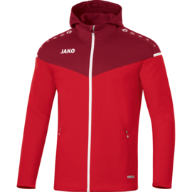 JAKO Jas met kap Champ 2.0 rood/wijnrood (6820/01) - SALE