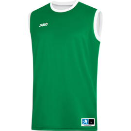JAKO Reversible shirt Change 2.0 verte-blanc 4151/06