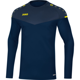 JAKO Sweater Champ 2.0 marine/donkerblauw/fluogeel (8820/93) - SALE