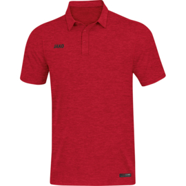 JAKO Polo Premium Basics rood gemeleerd (6329/01)