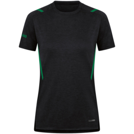 JAKO T-shirt Challenge zwart/sportgroen (6121/503)