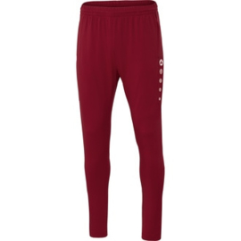 JAKO Pantalon d'entraînement Premium rouge vin 8420/01 (NEW)