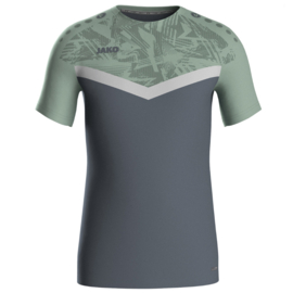 JAKO T-shirt Iconic zachtgrijs/mintgroen/anthra light (6124/852)