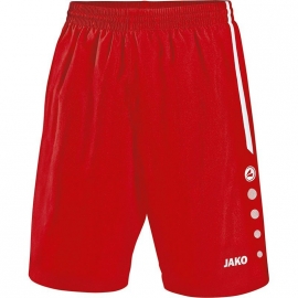 JAKO Short Turin rouge-blanc 4462/01