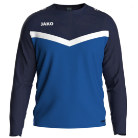 JAKO Sweater Iconic royal/marine (8824/403) - LEVERBAAR VANAF APRIL