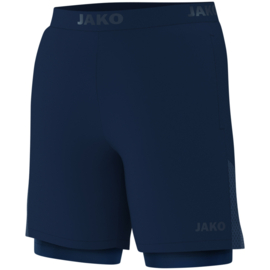 JAKO 2-in-1 short Power marine (6276/900)