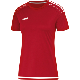 JAKO T-shirt Striker 2.0 chilirood/wit (4219D/11) - RONDE PRIJS