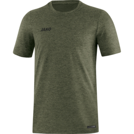 JAKO T-shirt Premium Basics kaki gemeleerd (6129/28)