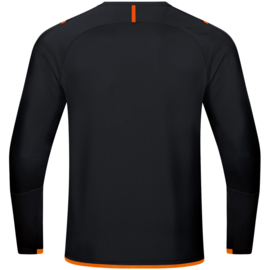 JAKO Sweat Challenge noir/orange fluo (8821/807)