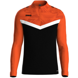 JAKO Ziptop Iconic zwart/fluo oranje (8624/807) - LEVERBAAR VANAF APRIL