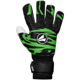 JAKO Keeperhandschoen Animal SuperSoft RC zwart/fluogroen (2593/806)