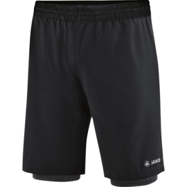 JAKO Short 2-en-1 noir 6249/08