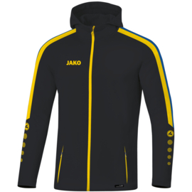 JAKO Veste à capuchon Power noir/citron (6823/803)