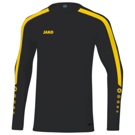 JAKO Sweater Power zwart/citroen (8823/803)