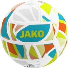 JAKO Minibal wit/cyan/fluogeel (2339/689) (NIEUW)