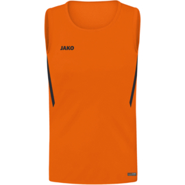 JAKO Tank top Challenge fluo oranje/zwart (6021/351)