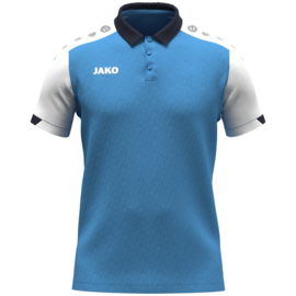 JAKO Polo Dynamic hemelsblauw/wit/marine (6370/431) (NIEUW)