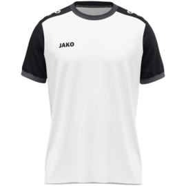 JAKO Shirt Dynamic KM dames wit/zwart/antraciet (4270D/027) (NIEUW)