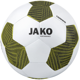 Jako Trainingsbal striker 2.0 kleur wit/zwart/zachtgeel  (2353/704)