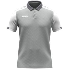 JAKO Polo Dynamic lichtgrijs/wit/steengrijs (6370/837) (NIEUW)