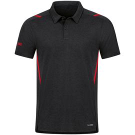 JAKO Polo Challenge zwart/rood (6321/502)